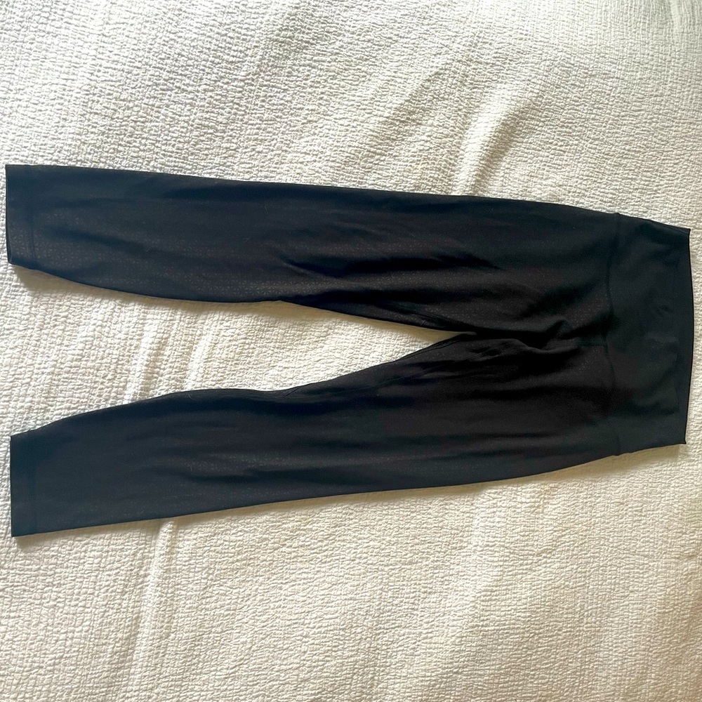 Lululemon Align legging. Size 6. Black with pattern.